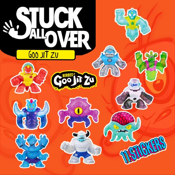 Goo Jit Zu  Sticker Pack
