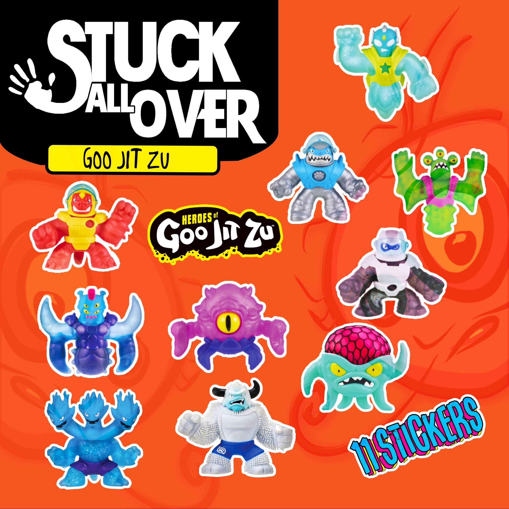 Goo Jit Zu Sticker Pack - Etsy