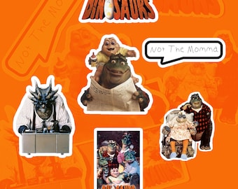 90s Dinosaurs Tv Show Sticker pack