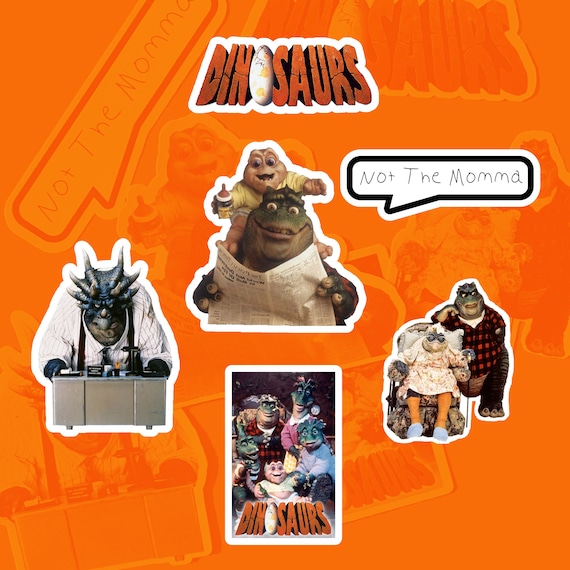 90s Dinosaurs Tv Show Sticker pack