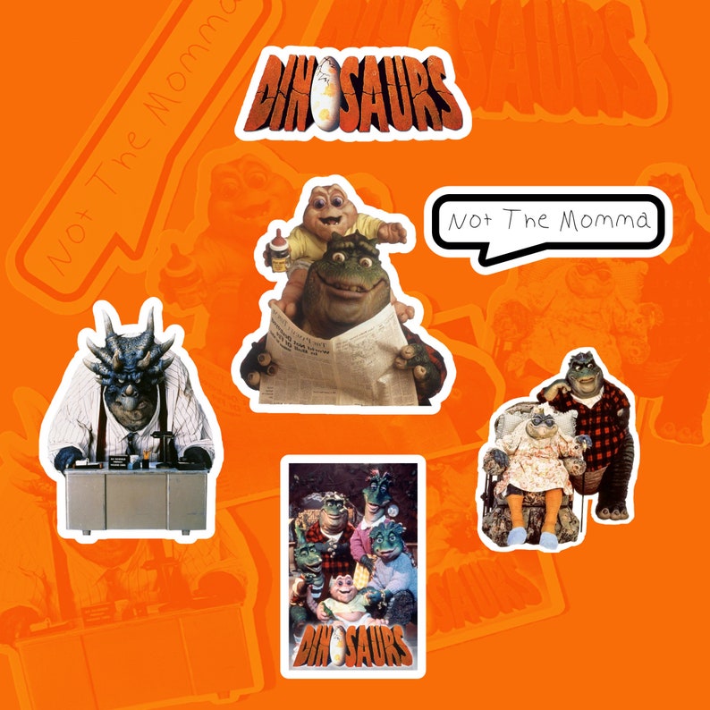 90s Dinosaurs Tv Show Sticker pack image 1