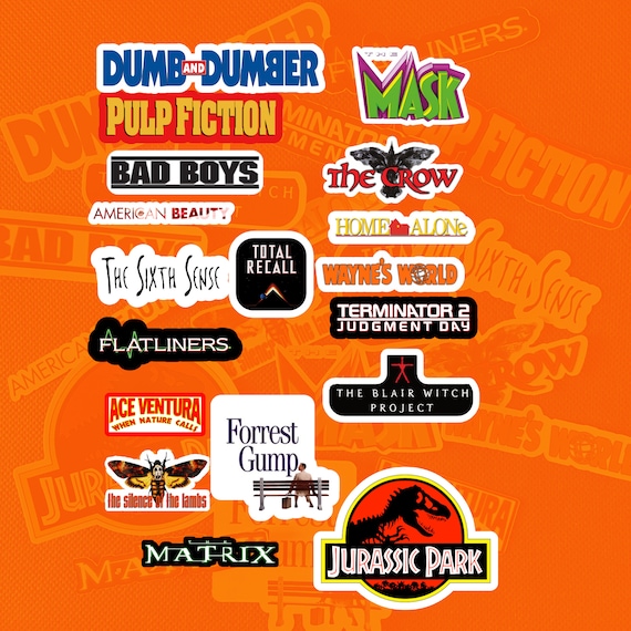 90s Movies Sticker Pack