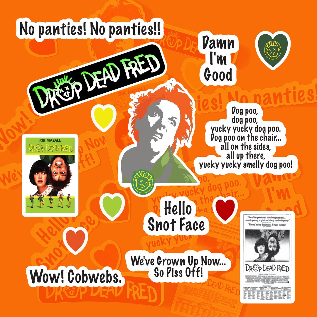 Drop Dead Fred Movie Sticker Pack Etsy drop-dead-fred-movie-sticker-pack-etsy