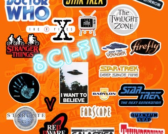 Sci-FI Tv Show Sticker pack