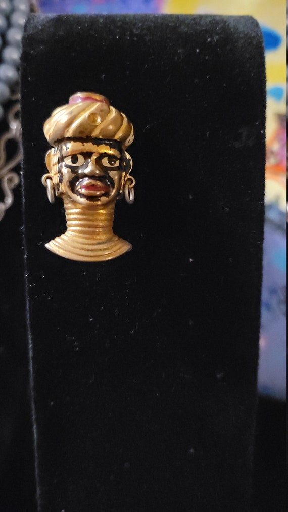 Vintage african brooch pin