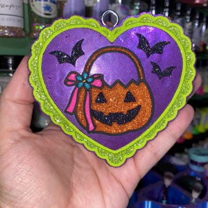 Halloween Heart Car Freshie: Herrlich duftend