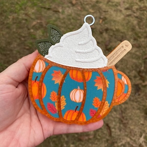 Pumpkin Mug Car Freshie: Deliciously Scented