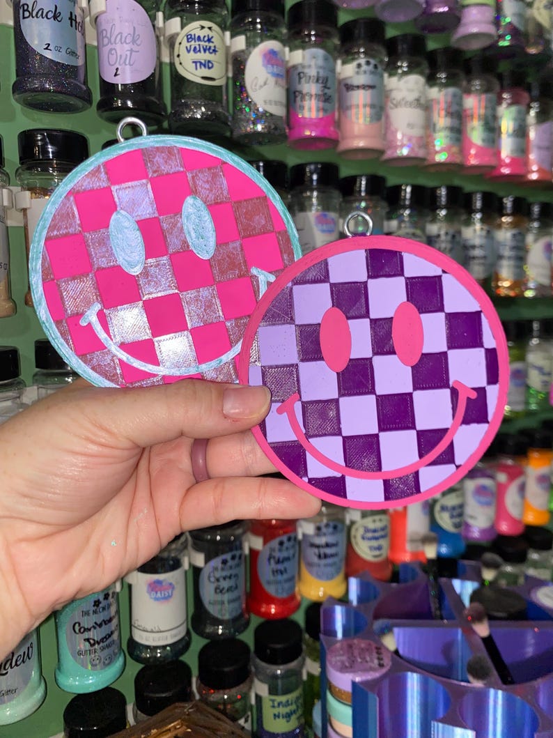 Perfume para coche Checkered Smiley: Deliciosamente perfumado imagen 11