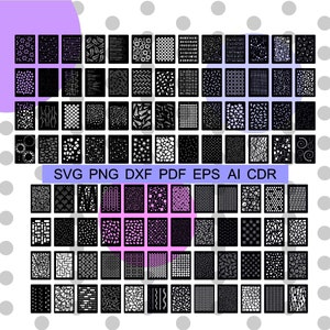 NEW Panel collection svg, Reusable Stencil lasercut bundle, Repeated Vector Patterns and Backgrounds, Texture stencil, Home decor collection