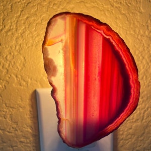 Agate Crystal night light