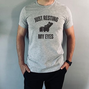 Just Resting My Eyes, Nap Champ, Dad Shirt, Funny Mens Shirt, Funny Dad Shirt, Funny Father&#39;s Day Shirts, Sarcastic Shirts, Gift For Dad