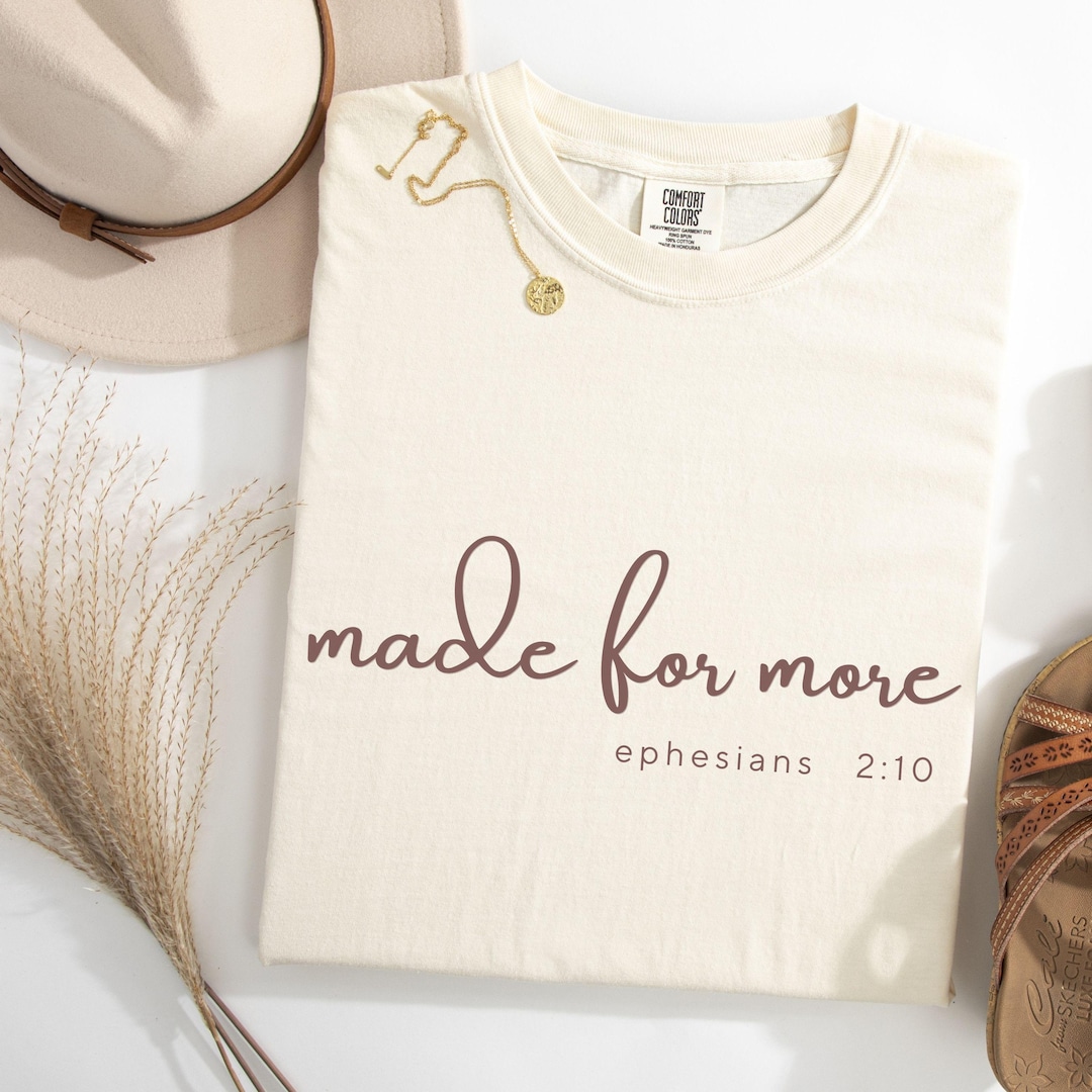 Shirts With Scriptures Made for More Shirt, Bible Verse Shirt, Christian Shirt, Religious Mom ...