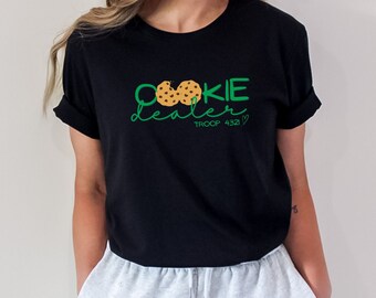 Cookie Dealer Shirt, Troop Number Shirt, Girl Scout Shirt, Cookie Dealer Shirt, Girl Scout Mom Shirt, Scout Troop Shirts, Scout Cookie Shirt