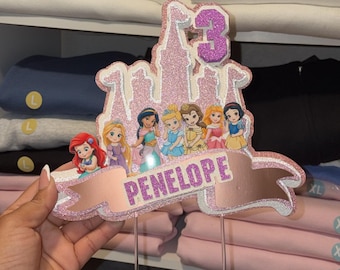 Princess 3D cake topper