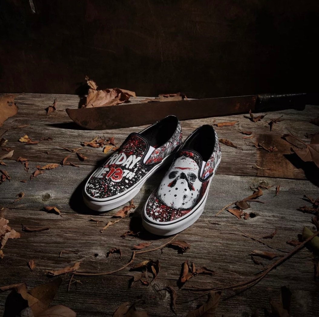 Friday the 13th Jason Custom Vans Sneakers - Custom Vans Shoes