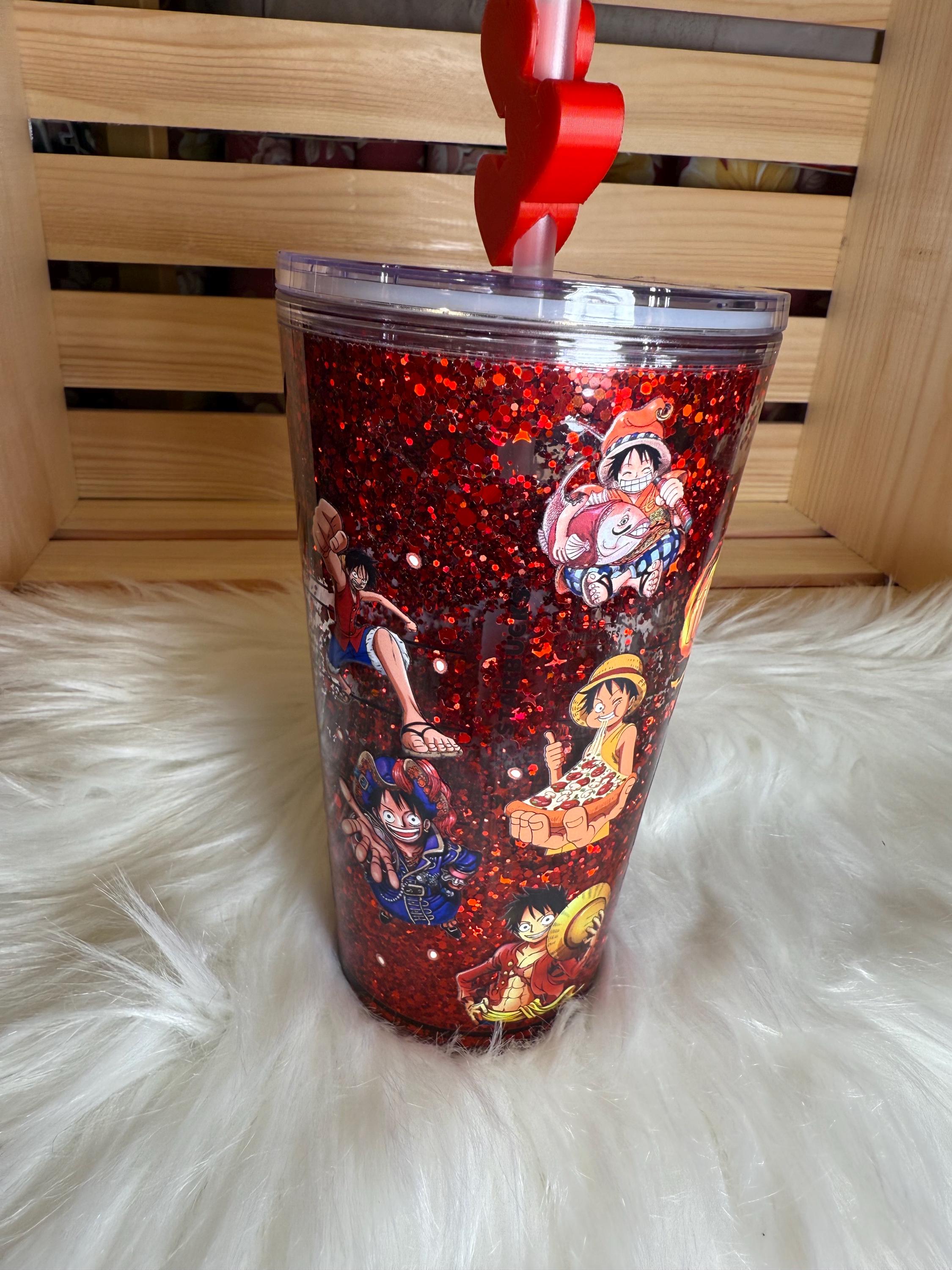 Monkey D. Luffy and Trafalgar One Piece Starbucks Cup 16oz - Etsy