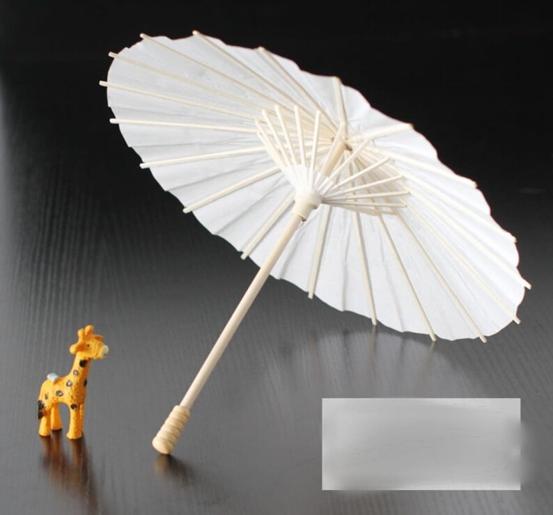 Plain White Paper Umbrella for Crafting Use Etsy
