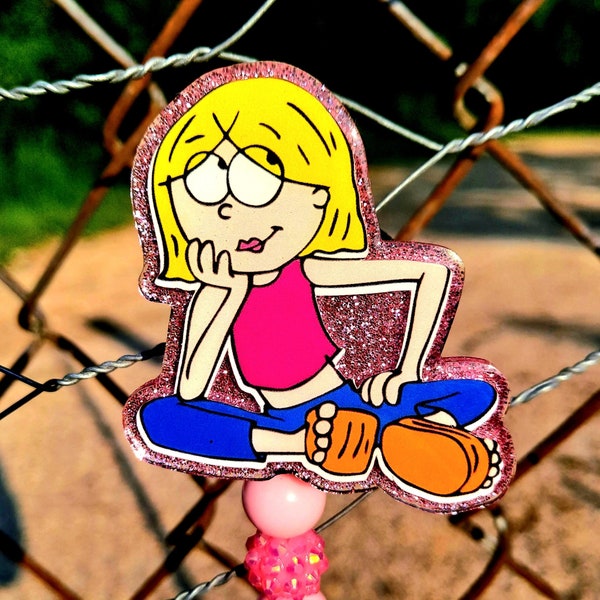 Lizzie McGuire Work Id Badge Reel Hold Clip.