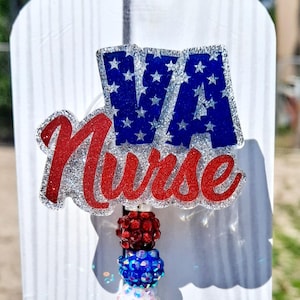 VA Nurse Badge Reel Holder Clip.