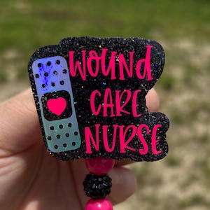 Wound Care Nurse Badge Reel Holder