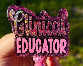 Clinical Educator Work Id Badge Reel