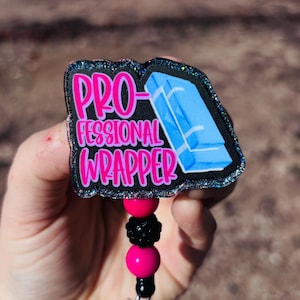 Professional Wrapper Sterile Processing Tech Badge Reel