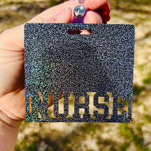 Personalized Badge Buddy | Vertical/Horizontal Options with Role Titles | Durable Badge Accessories for Nurses,Teachers, and Professionals