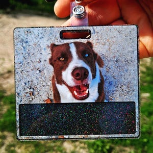 Custom Photo Badge Buddy - Personalized Id Accessory