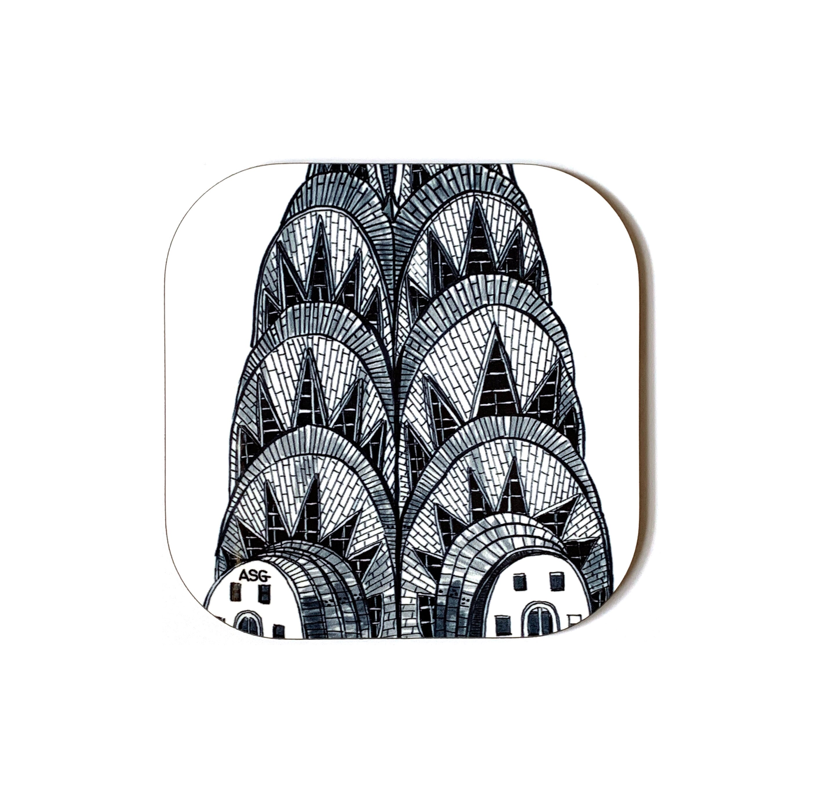 NYC Iconic Building Coasters Set of 4 - New York Gift - Etsy