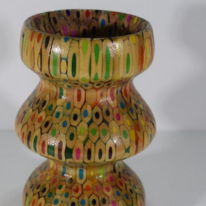 Coloured store pencil vase
