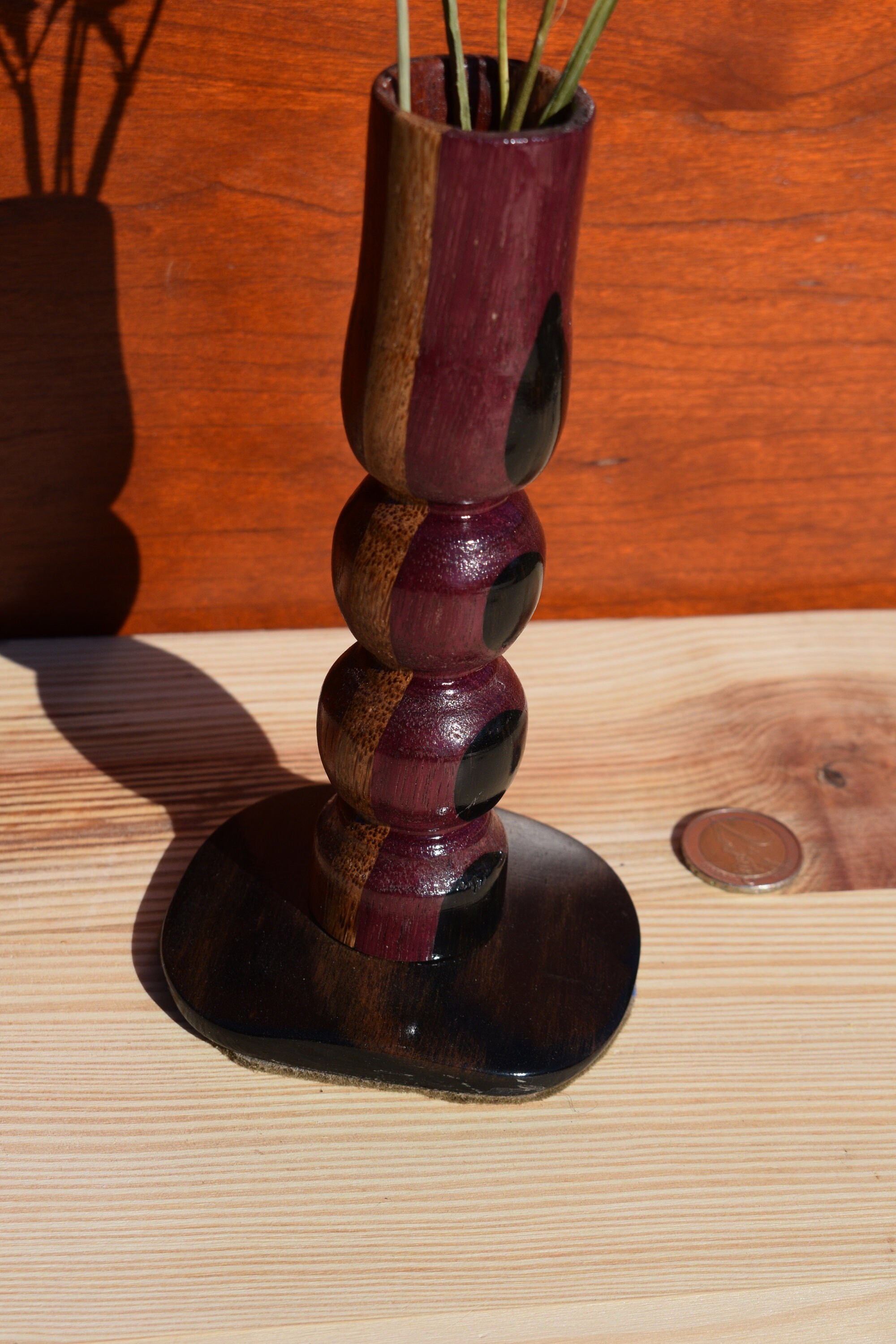 Jolie Vase en Boix Précieux