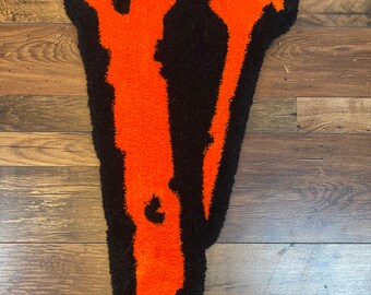 Vlone ラグ　マット　激レア Vlone Logo Tufted Rug - Etsy