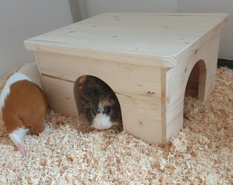Meerschweinchen Haus aus Holz 80028