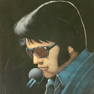 Vintage Velvet Elvis Painting - Etsy