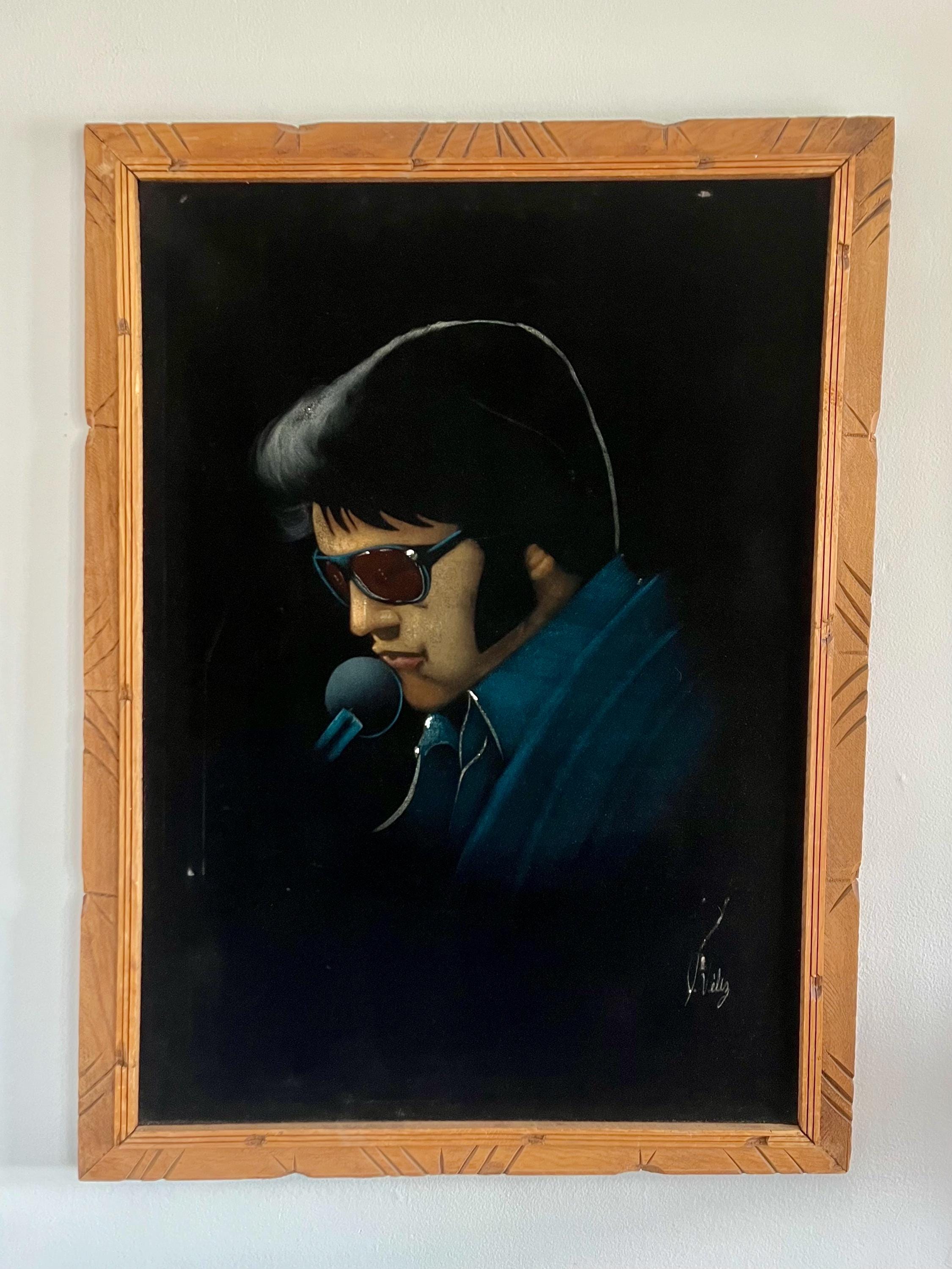70's Velvet Painting - Etsy