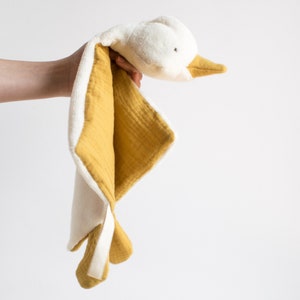 Personalized Goose Baby Cuddle: Boho Pacifier Holder