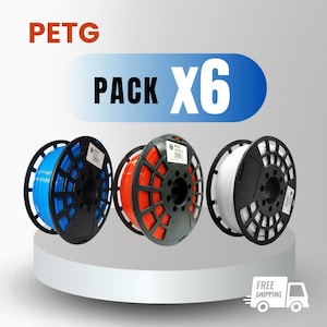 Pack 6kg PETG Filament | US Manufactured | Premium Filament