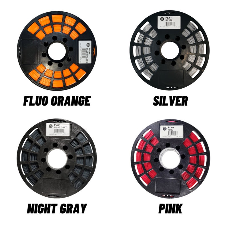 Fluo orange PLA Filament
Silver PLA Filament
night gray PLA Filament
pink PLA Filament
