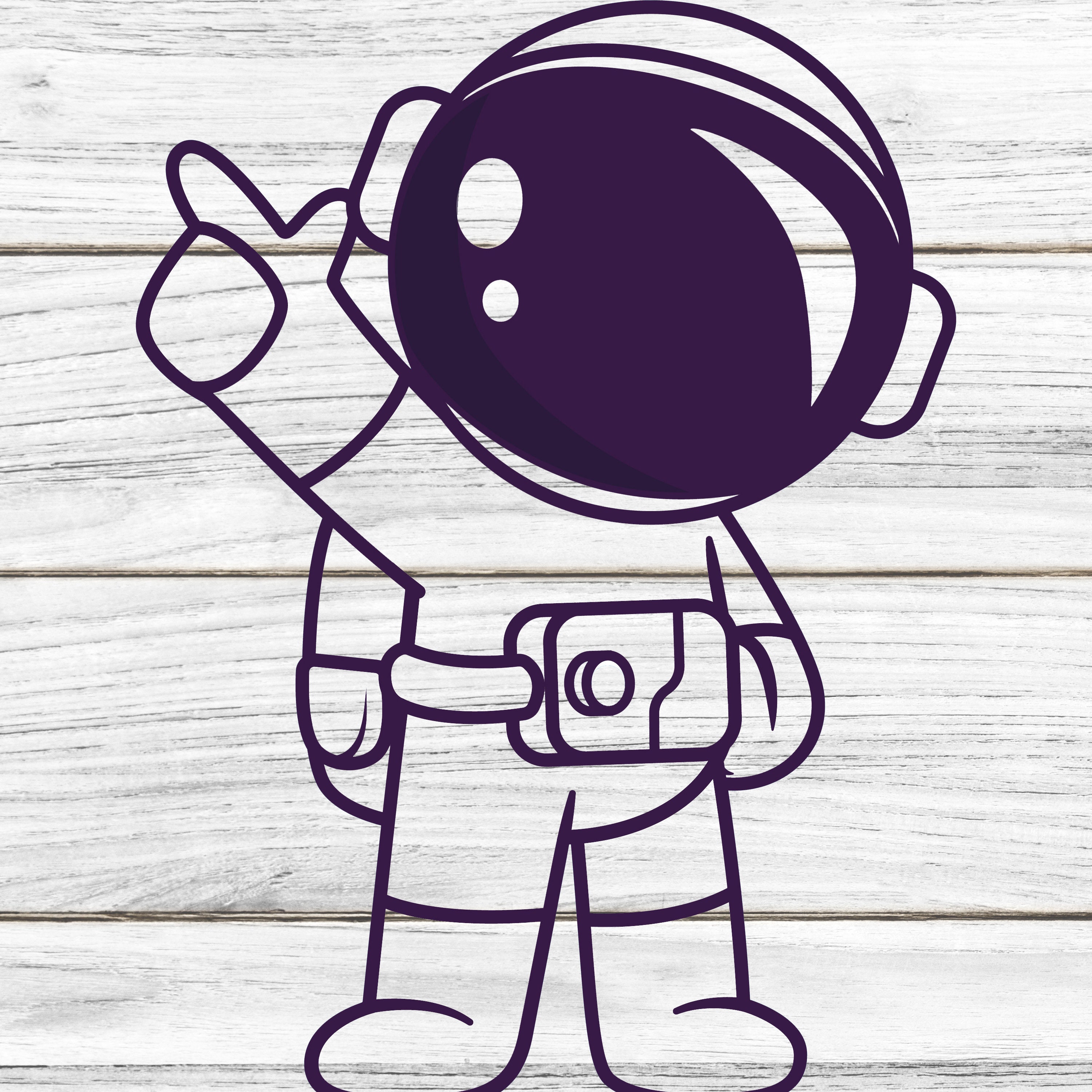 Cute Space Theme Cricut PNG Cut File | Transparent Image | Instant ...