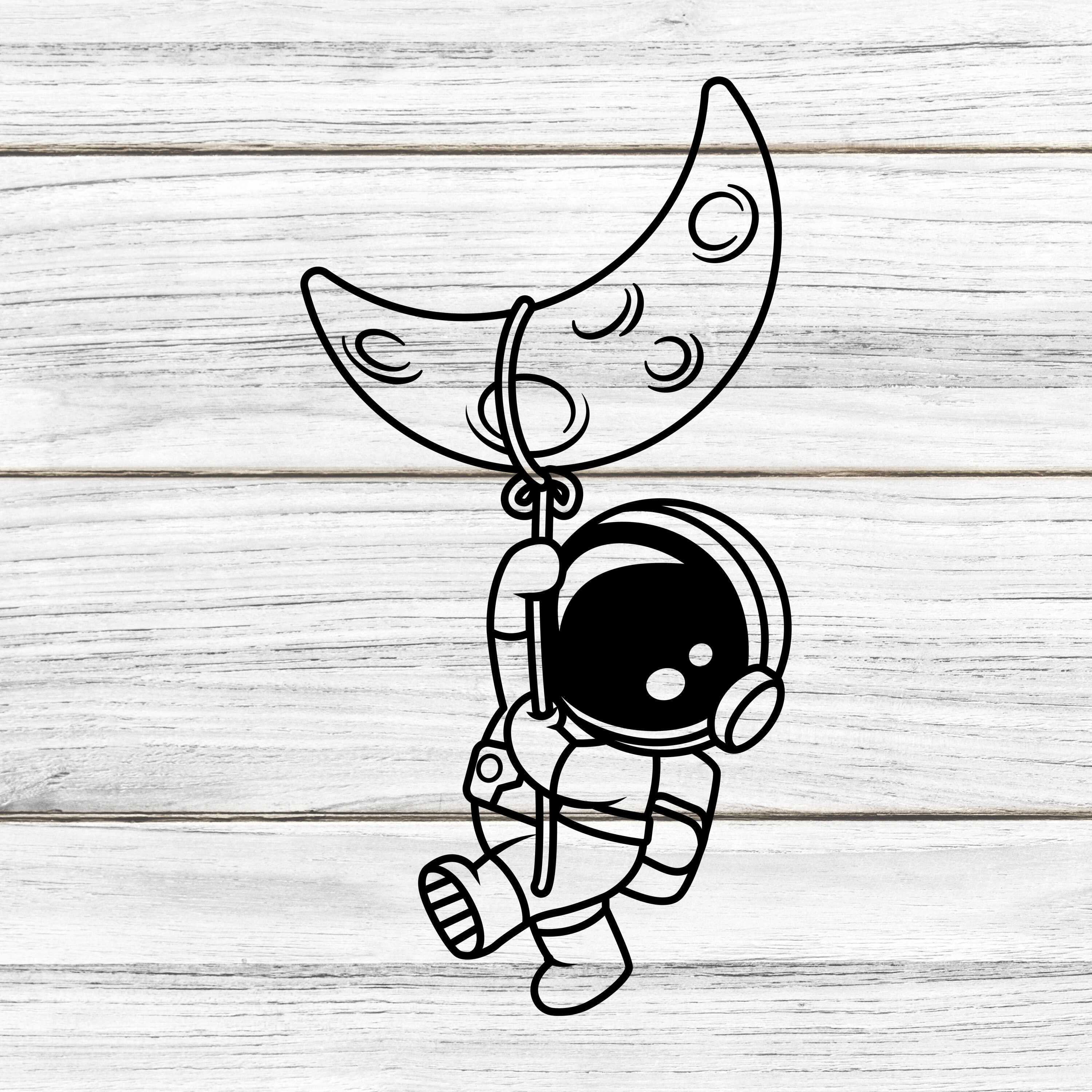Cute Space Theme Cricut PNG Cut File Transparent Image - Etsy Australia
