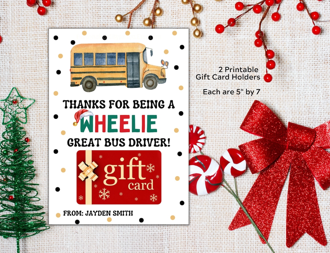 Bus Driver Christmas Gifts 