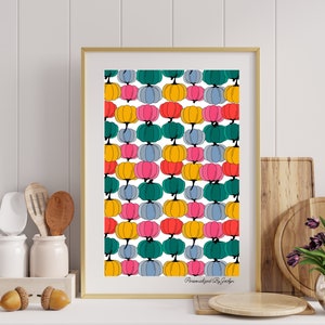 Pumpkins Wall Art Printable