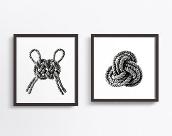 Nautische knoopset: kust-maritiem decor (pdf)