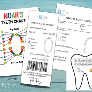 Tooth Fairy Printable, Tooth Tracker, Tooth Fairy Forgot, First Lost Tooth