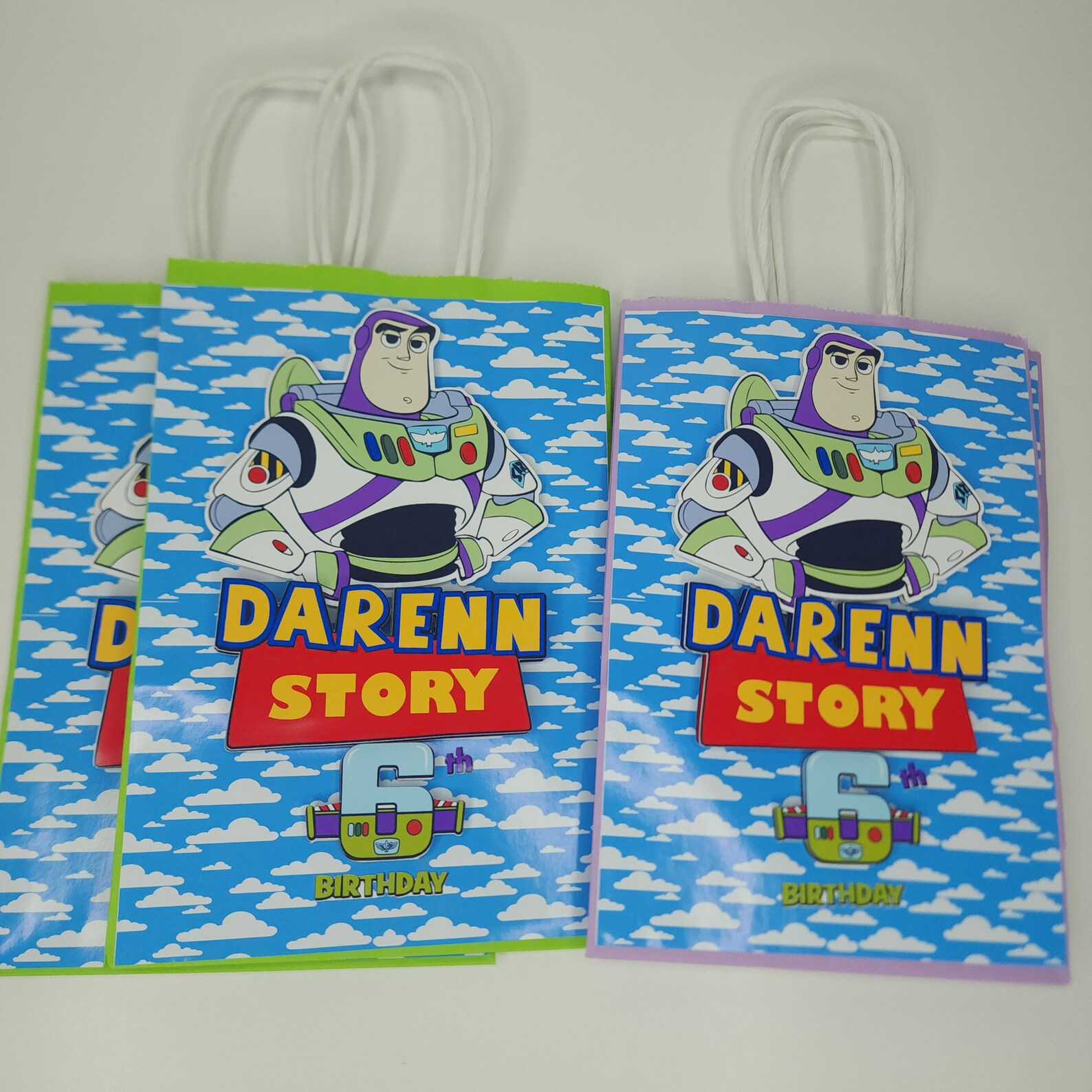 Toy Story Party Favor Bags Toy Story Party Decorations Etsy
