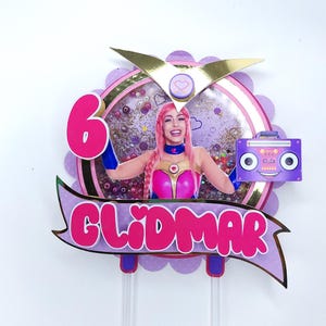 Lulipampin Cake Topper: Personalized Birthday Party Decoration