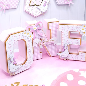 One Silly Goose 3Dletter, One Silly Goose Birthday Party, One Silly Goose Party Decoration, One Silly Goose Birthday Decoration, Goose theme