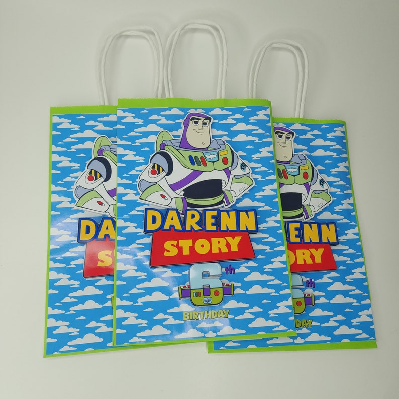 Toy Story Party Favor Bags Toy Story Party Decorations Etsy