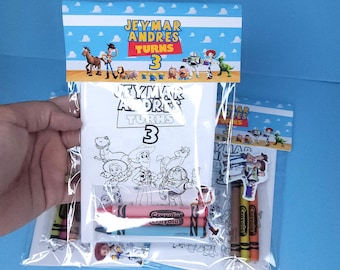 Toy Story Coloring Books: Party Favors, Stickers, Crayons