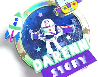 Buzz Lightyear-taarttopper: Toy Story-verjaardagsfeestdecoratie